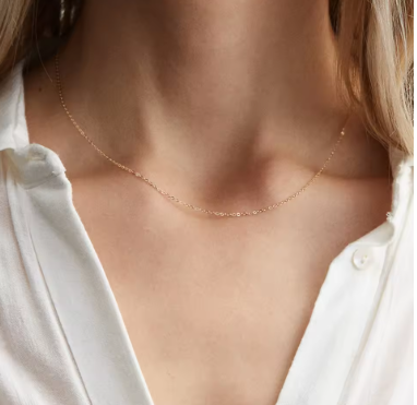 Fine Chain Necklace Stainless Steel Gold Color Pendants Short Long Statement Women Colar Gift Stainless Steel Jewelry Wholesale