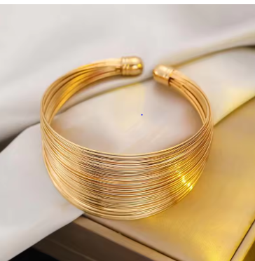Korean Silver Color Angel Wing Cuff Bracelet For Women Exquisite Crystal Feather Adjustable Bracelet Wedding Jewelry Gifts