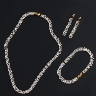Luxury Cubic Zircon Choker Necklace For Women Rhinestone Tennis Crystal Chain Iced Out Goth Jewelry Collares Gifts Bijoux Femme