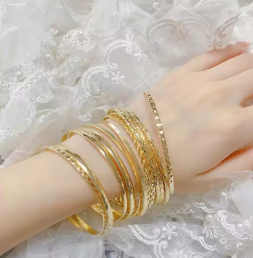 New Fashion Boho Bracelets A Set Of 12 Multi-Layer Alloy Bracelets For Women Feminina Jewelry Charm Gifts